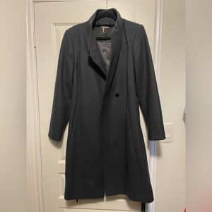 Never worn Ted Baker Sandra long wool wrap coat